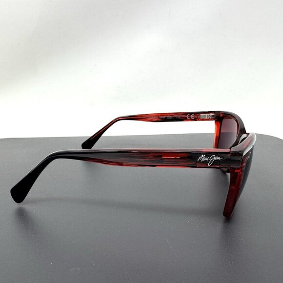 Maui Jim Jacaranda MJ 763-07C Square Tortoise Polarized Sunglasses Pink Lens main image 12